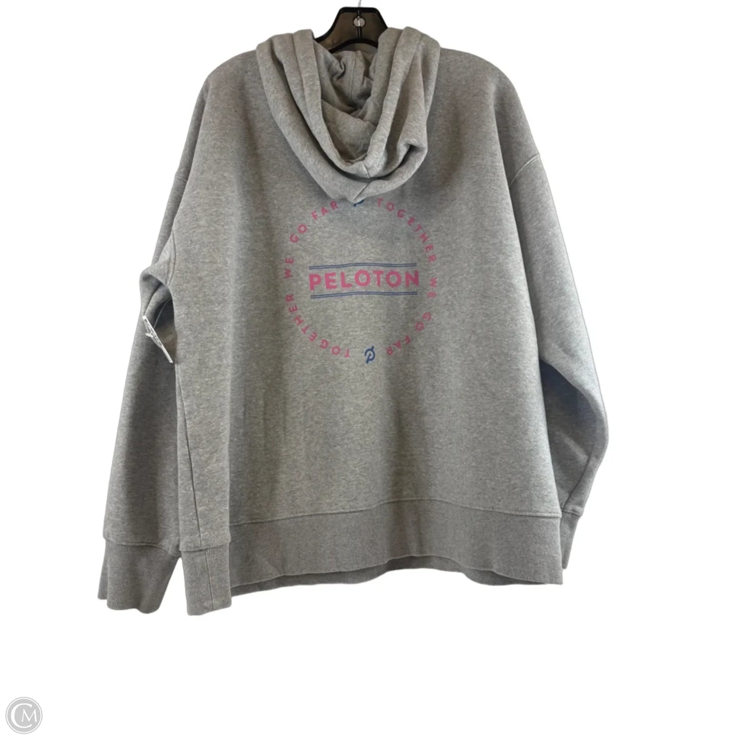 Sweatshirt Hoodie By Peloton In Grey, Size: Xl