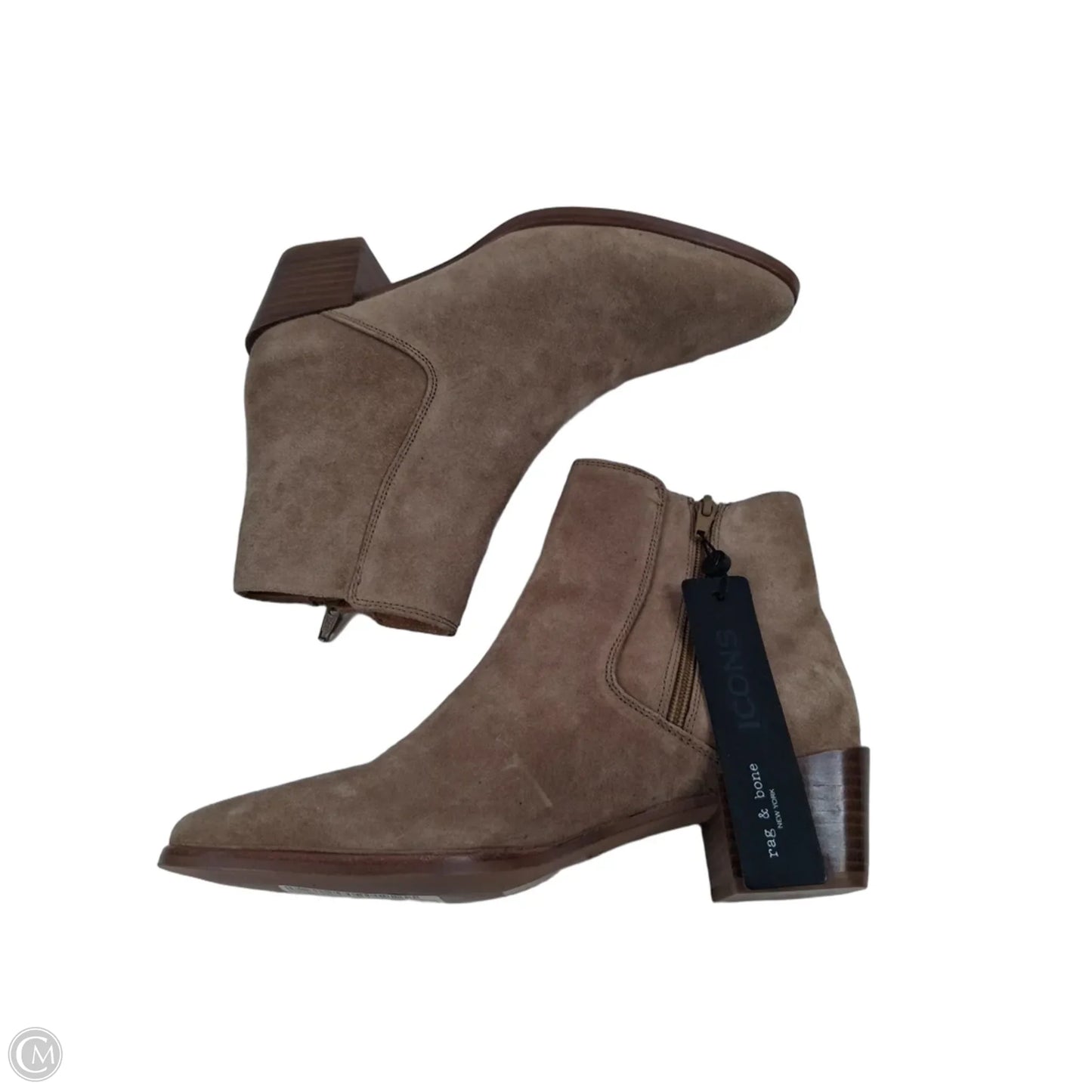 Boots Ankle Heels By Rag And Bone In Brown, Size: 9.5