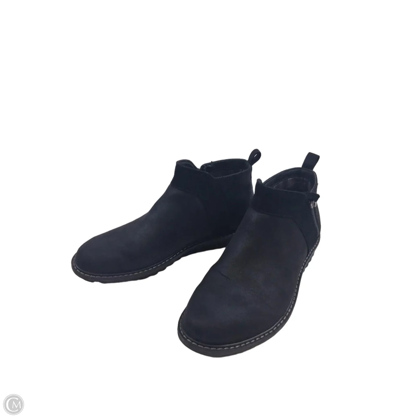 Boots Ankle Flats By Skechers In Black, Size: 8