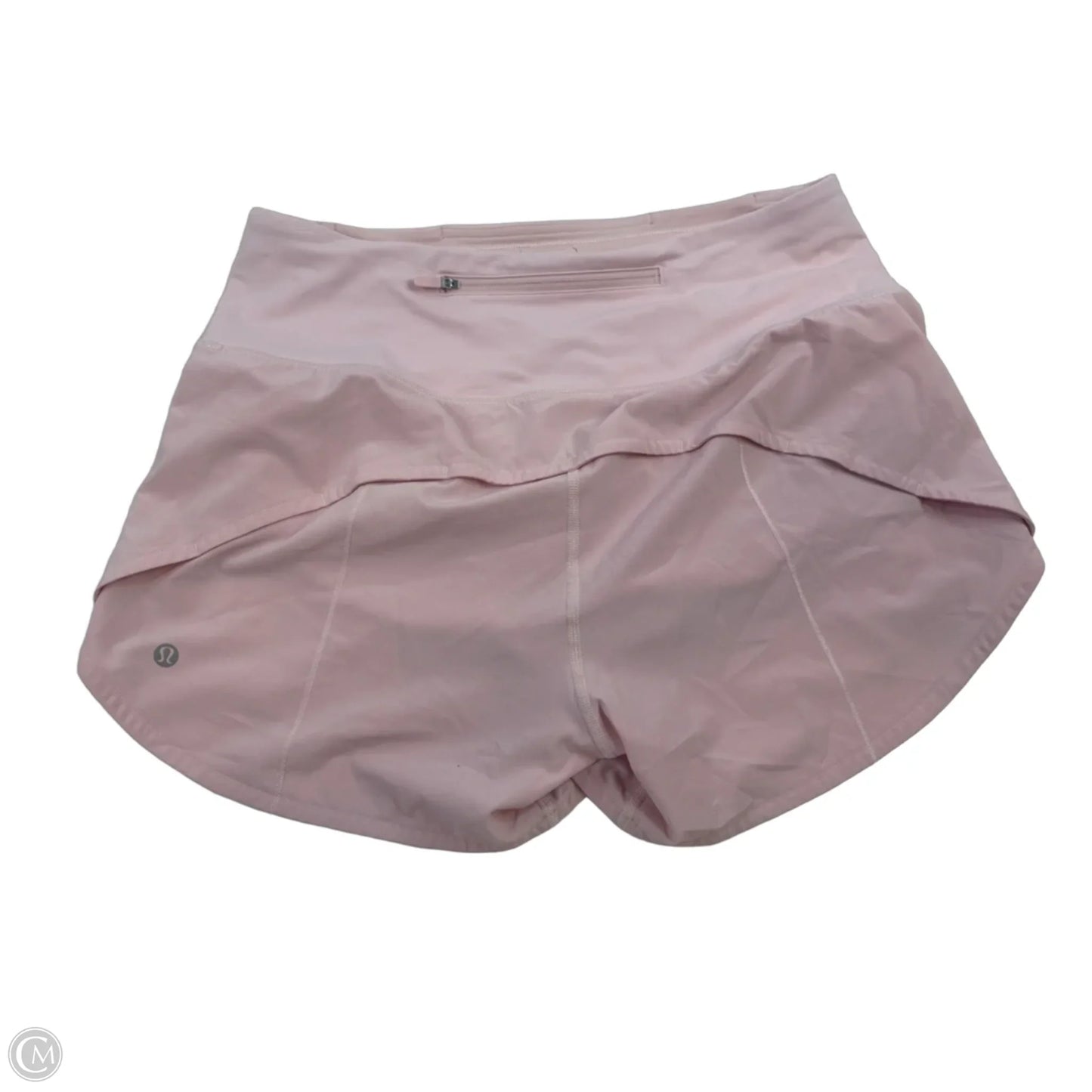 Athletic Shorts By Lululemon In Pink, Size: 8