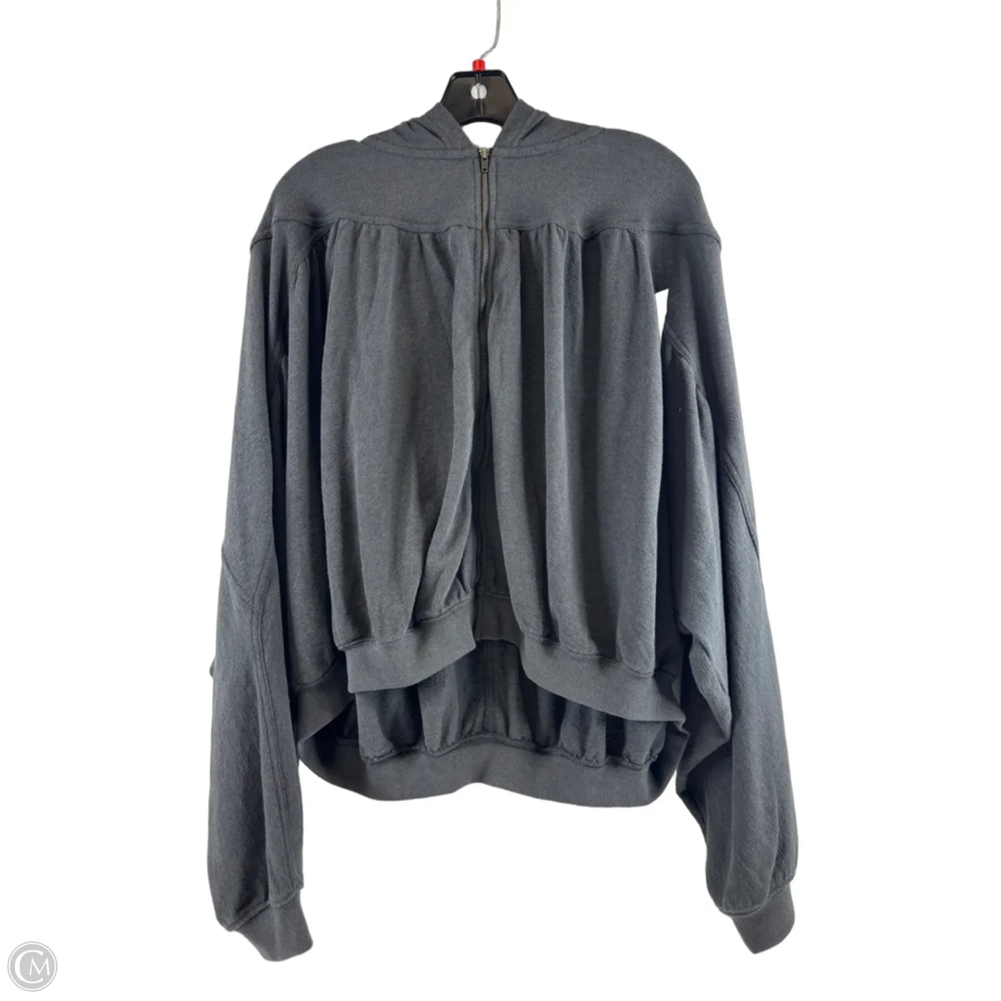 Top Long Sleeve By Aerie In Grey, Size: L