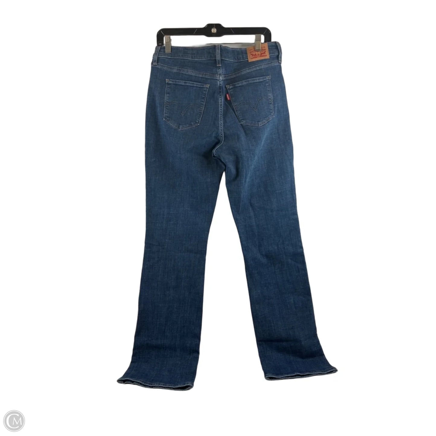 Jeans Boot Cut By Levis In Blue Denim, Size: 10