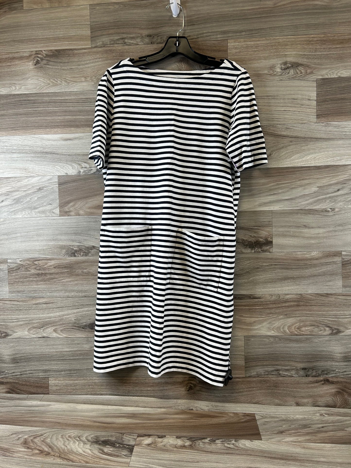 Striped Pattern Dress Casual Midi J. Jill, Size M