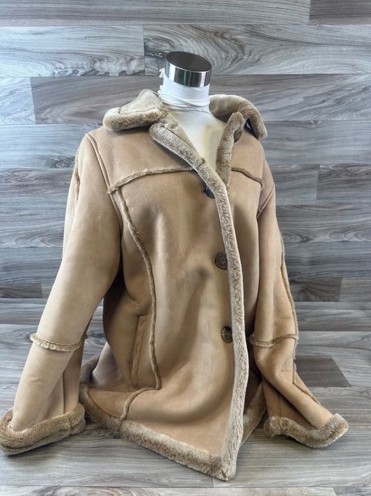 Coat Other By Clothes Mentor In Tan, Size: L