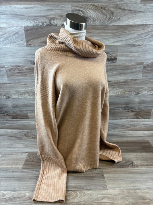 Top Long Sleeve By Loft In Tan, Size: M