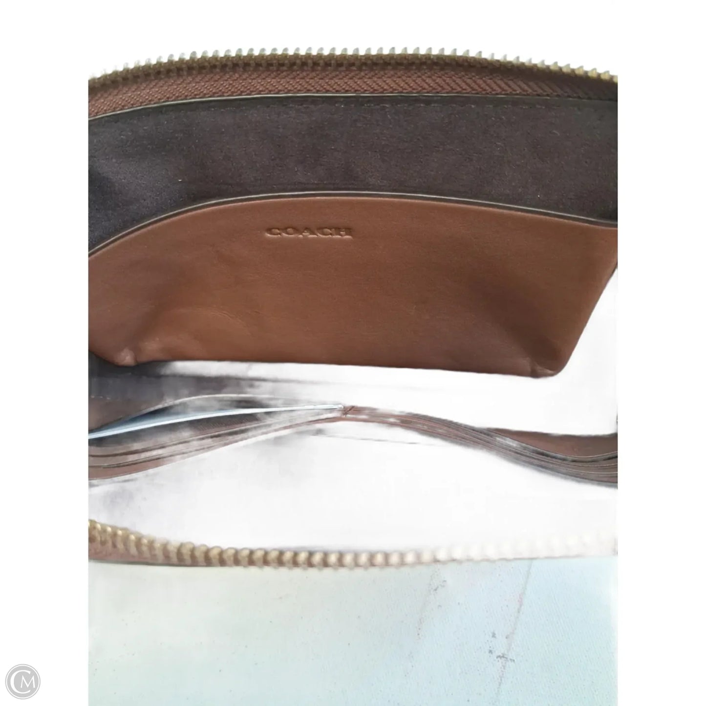 Clutch Designer By Coach, Size: Large