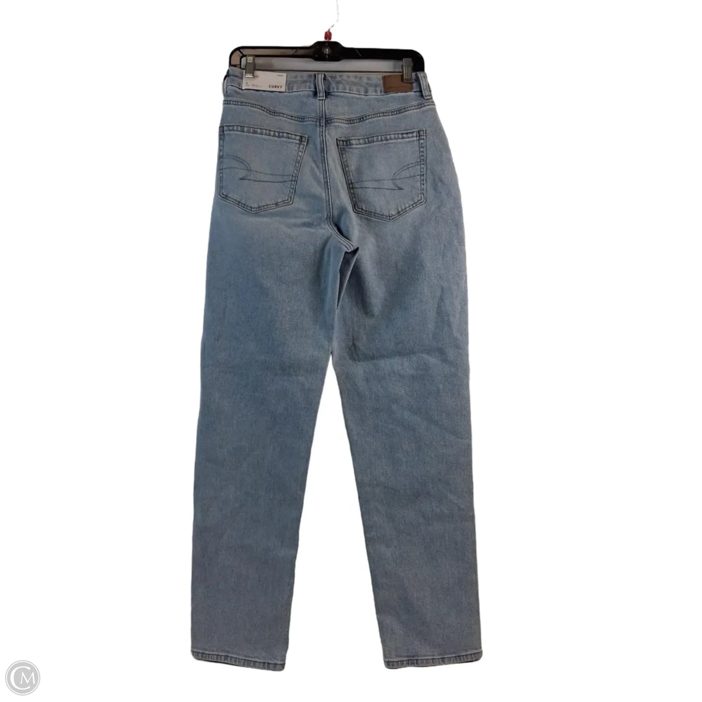 Jeans Boyfriend By American Eagle In Blue Denim, Size: 6