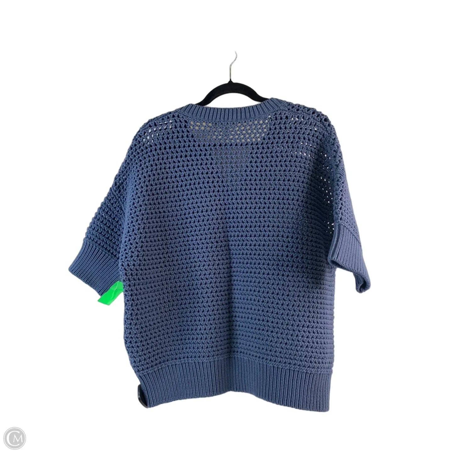 Sweater Short Sleeve By Haven In Blue, Size: L