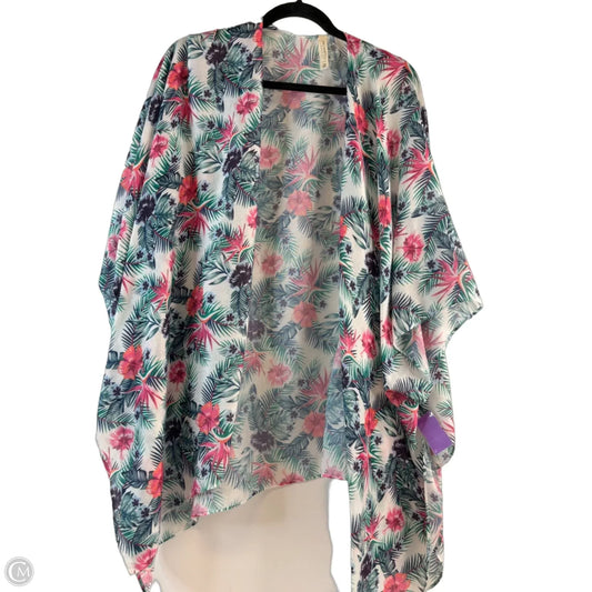 Kimono By Clothes Mentor In Teal, Size: Osfm