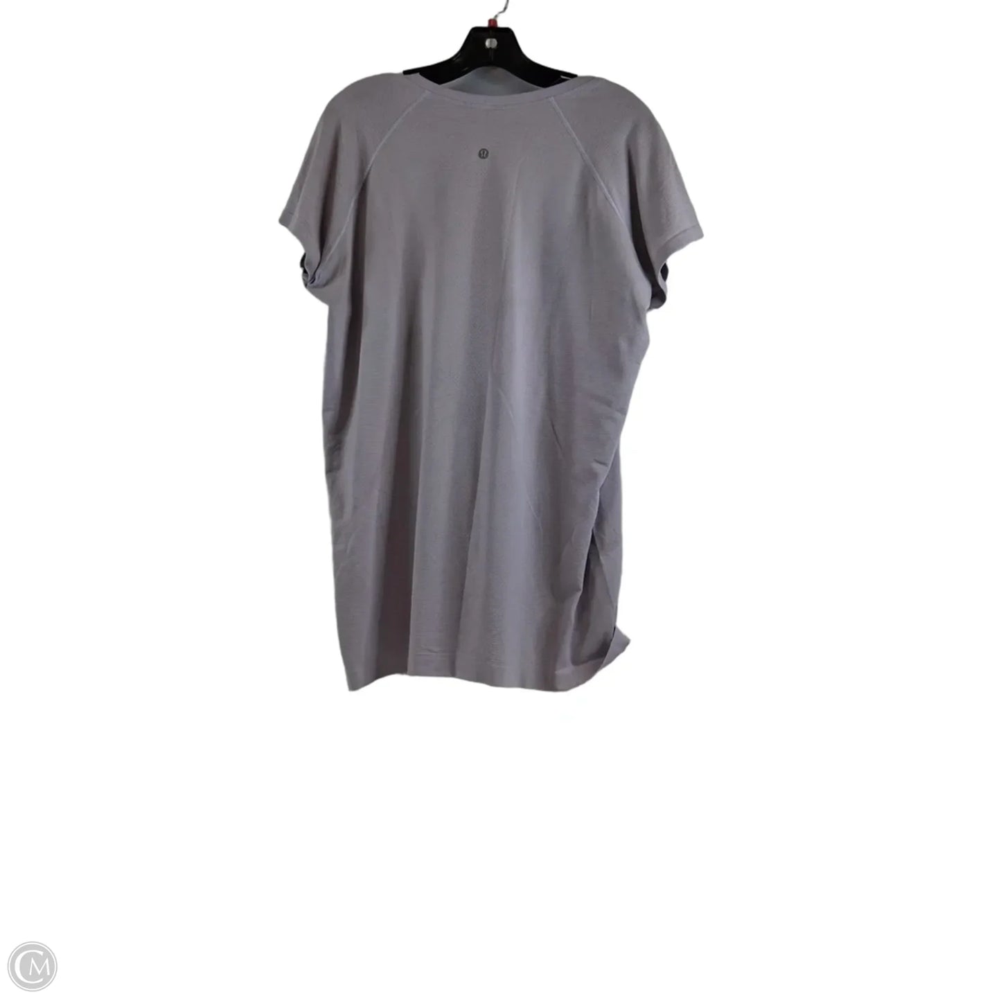 Athletic Top Short Sleeve By Lululemon In Purple, Size: 18
