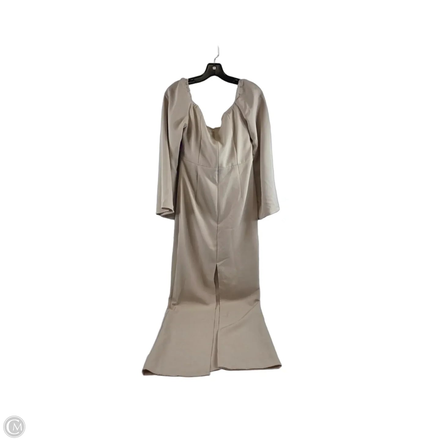 Dress Casual Midi By Shein In Tan, Size: M