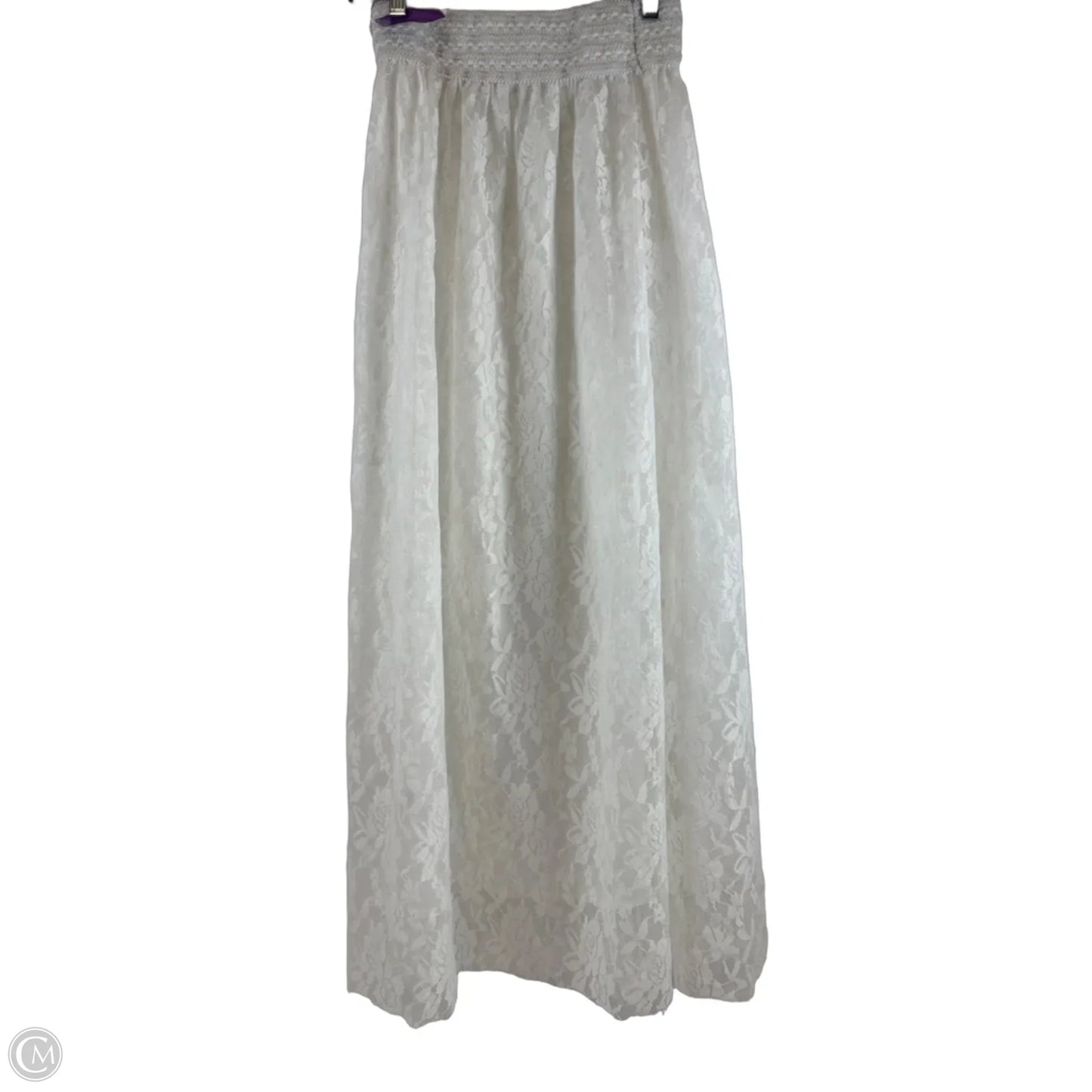 Skirt Maxi By Cmf In White, Size: S
