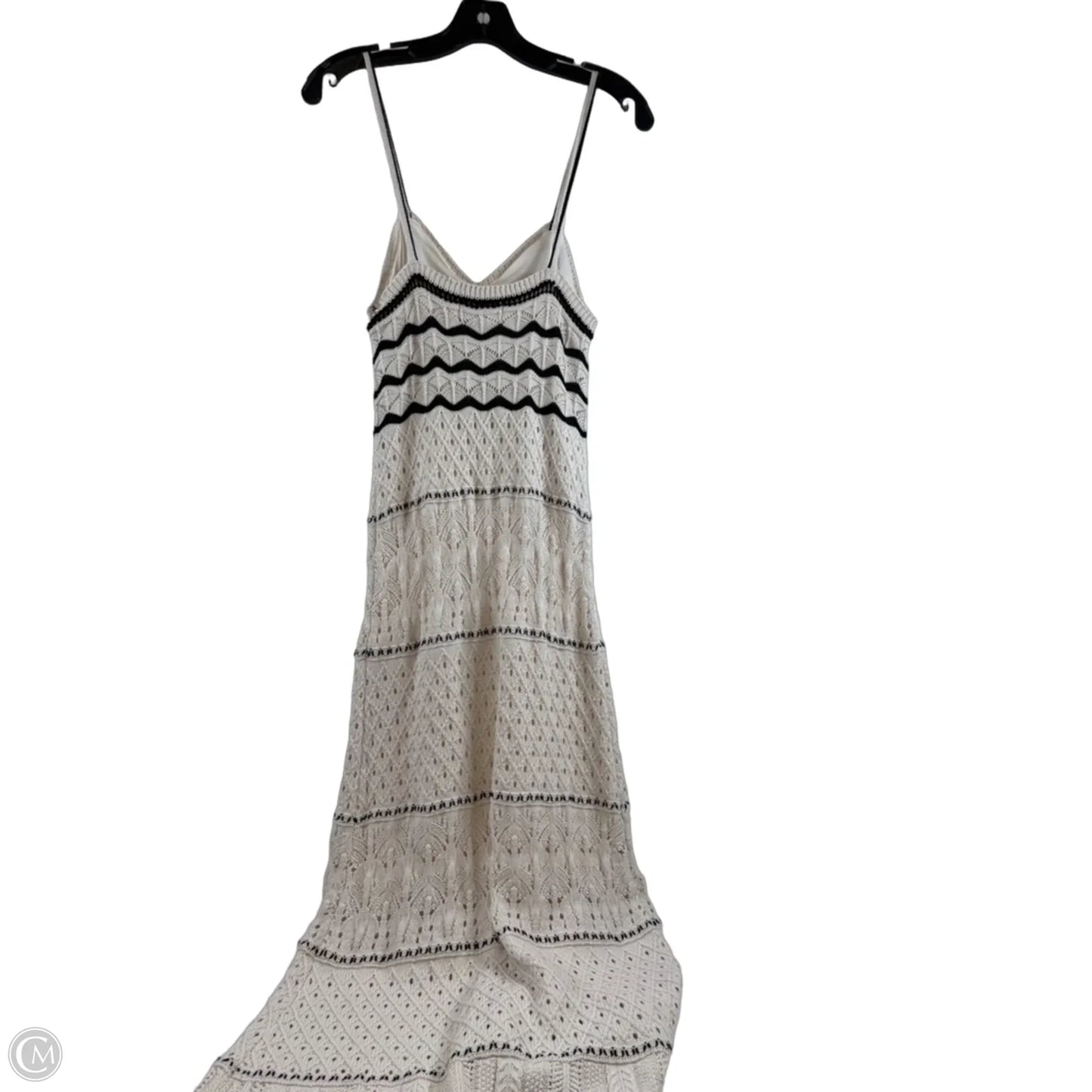Dress Casual Maxi By Olive And Oak In Black & Cream, Size: M