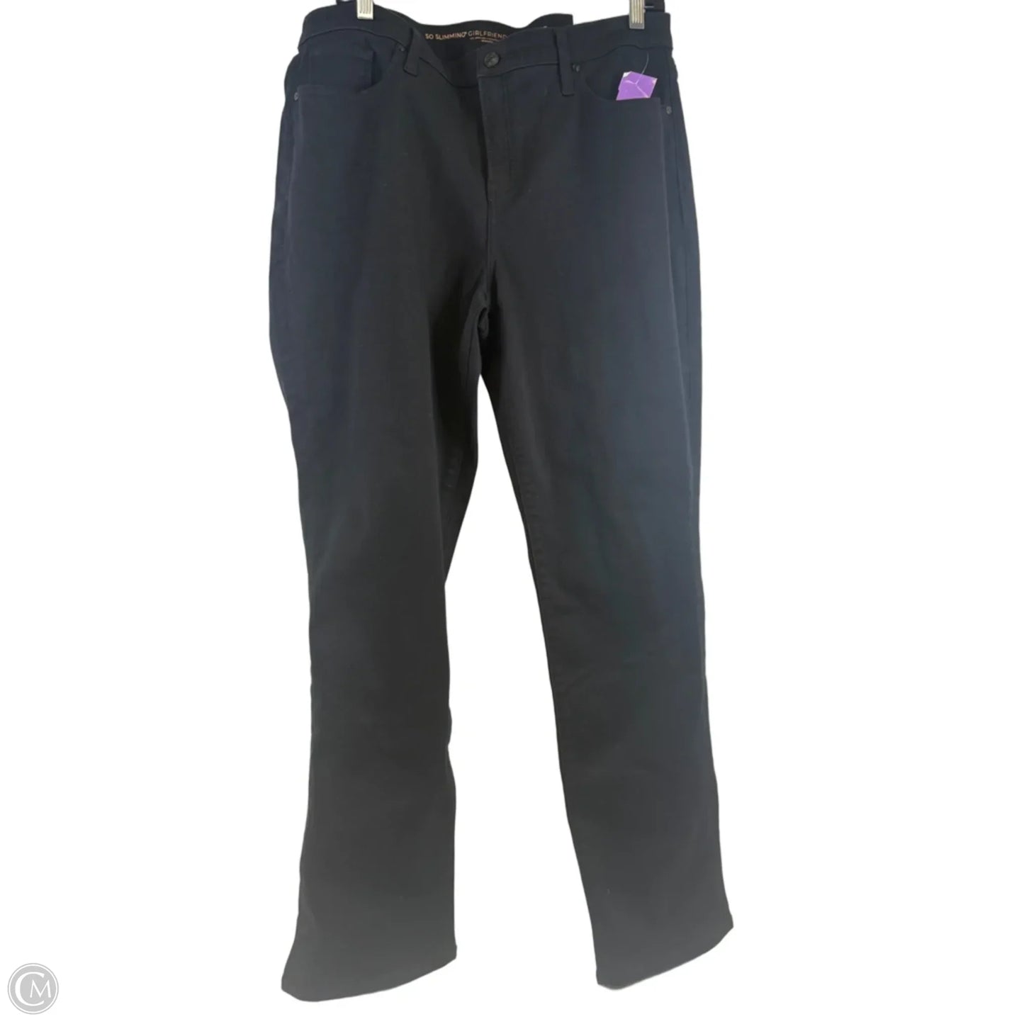 Jeans Straight By Chicos In Black, Size: 12