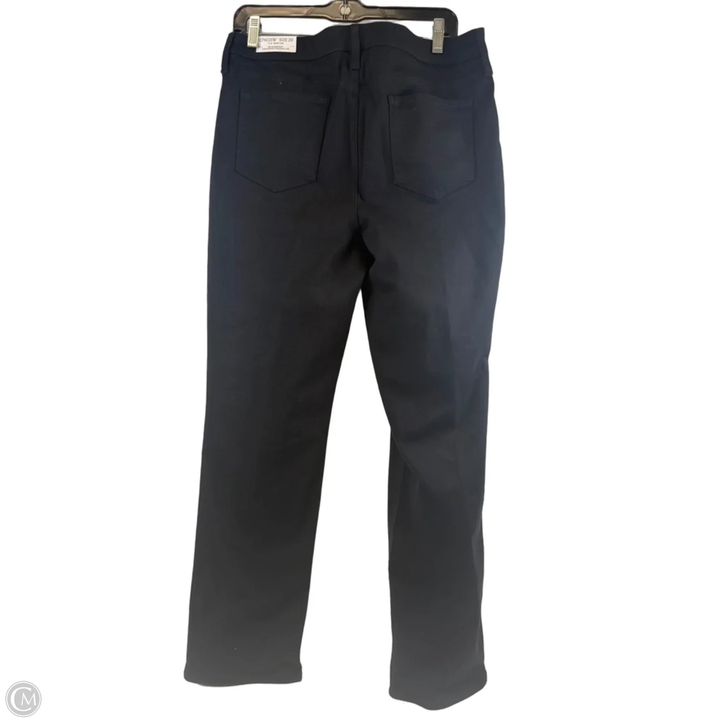 Jeans Straight By Chicos In Black, Size: 12