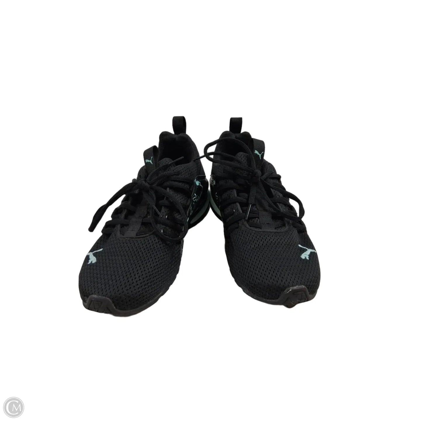 Shoes Athletic By Puma In Black & Green, Size: 8.5