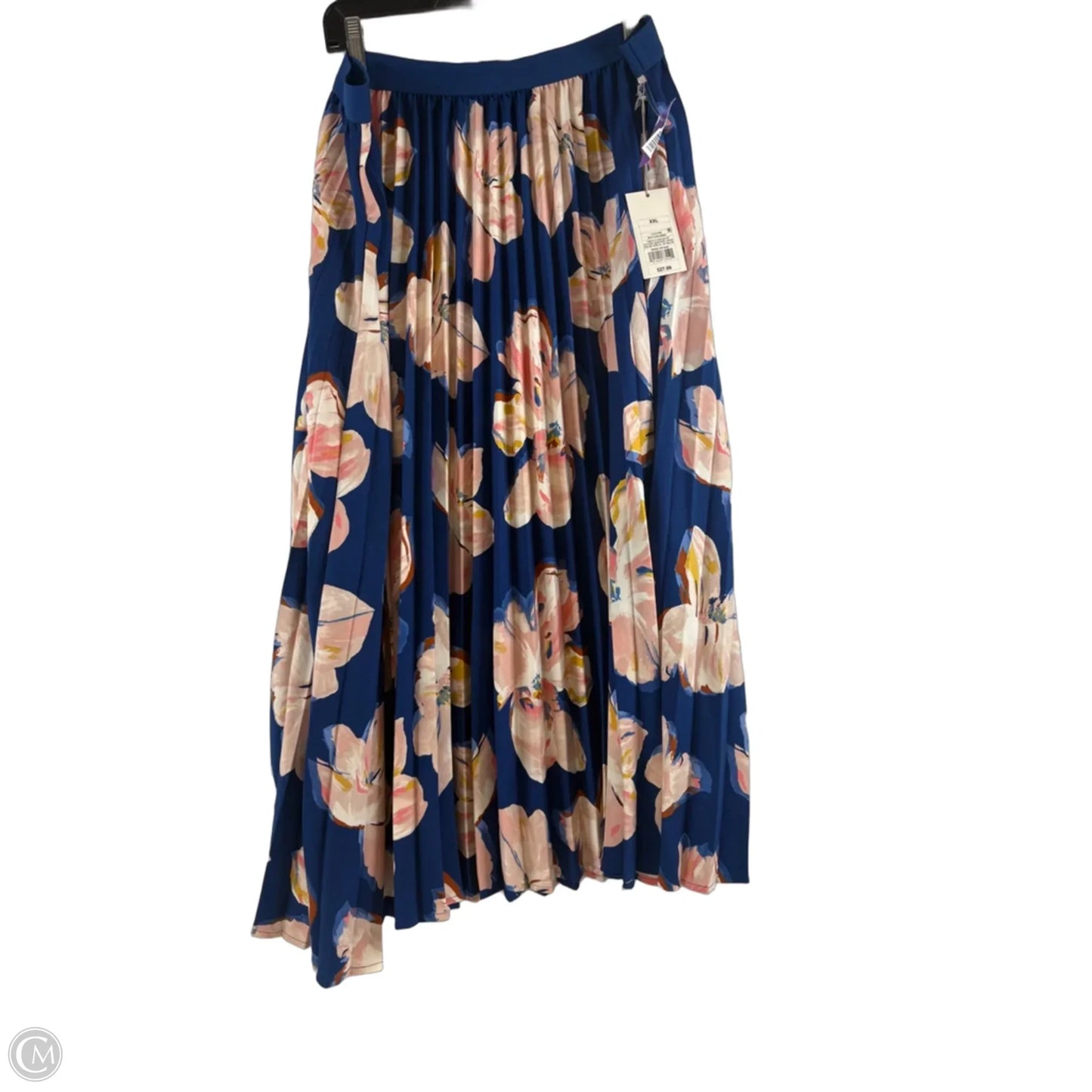 Skirt Maxi By A New Day In Blue & Pink, Size: 18