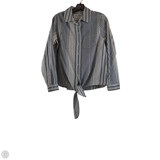 Top Long Sleeve By Clothes Mentor In Striped Pattern, Size: S