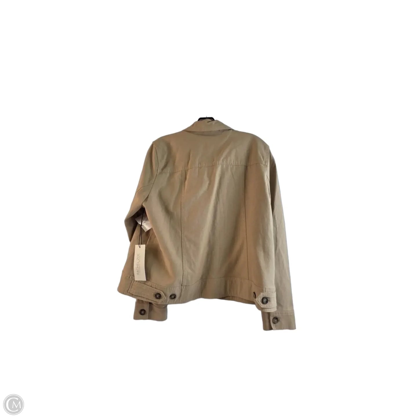 Jacket Denim By Rachel Zoe In Tan, Size: L