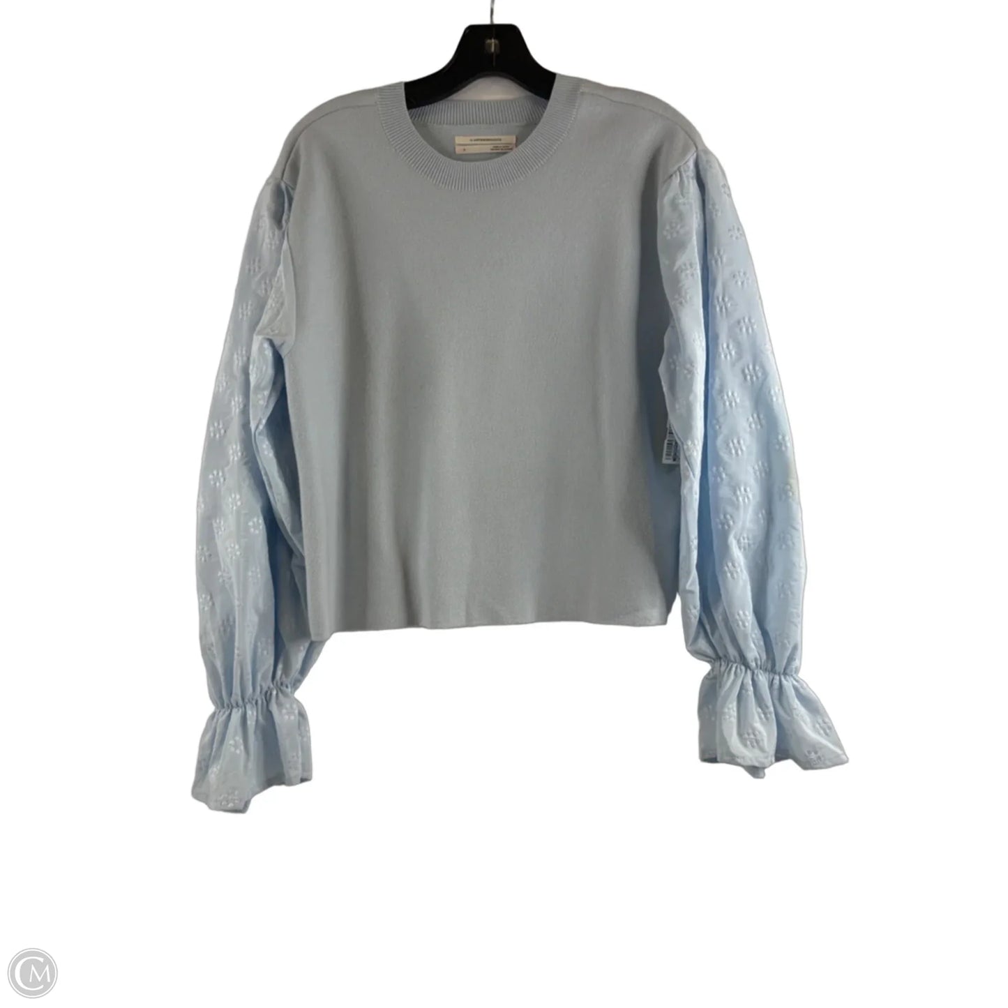 Top Long Sleeve By Anthropologie In Blue, Size: S