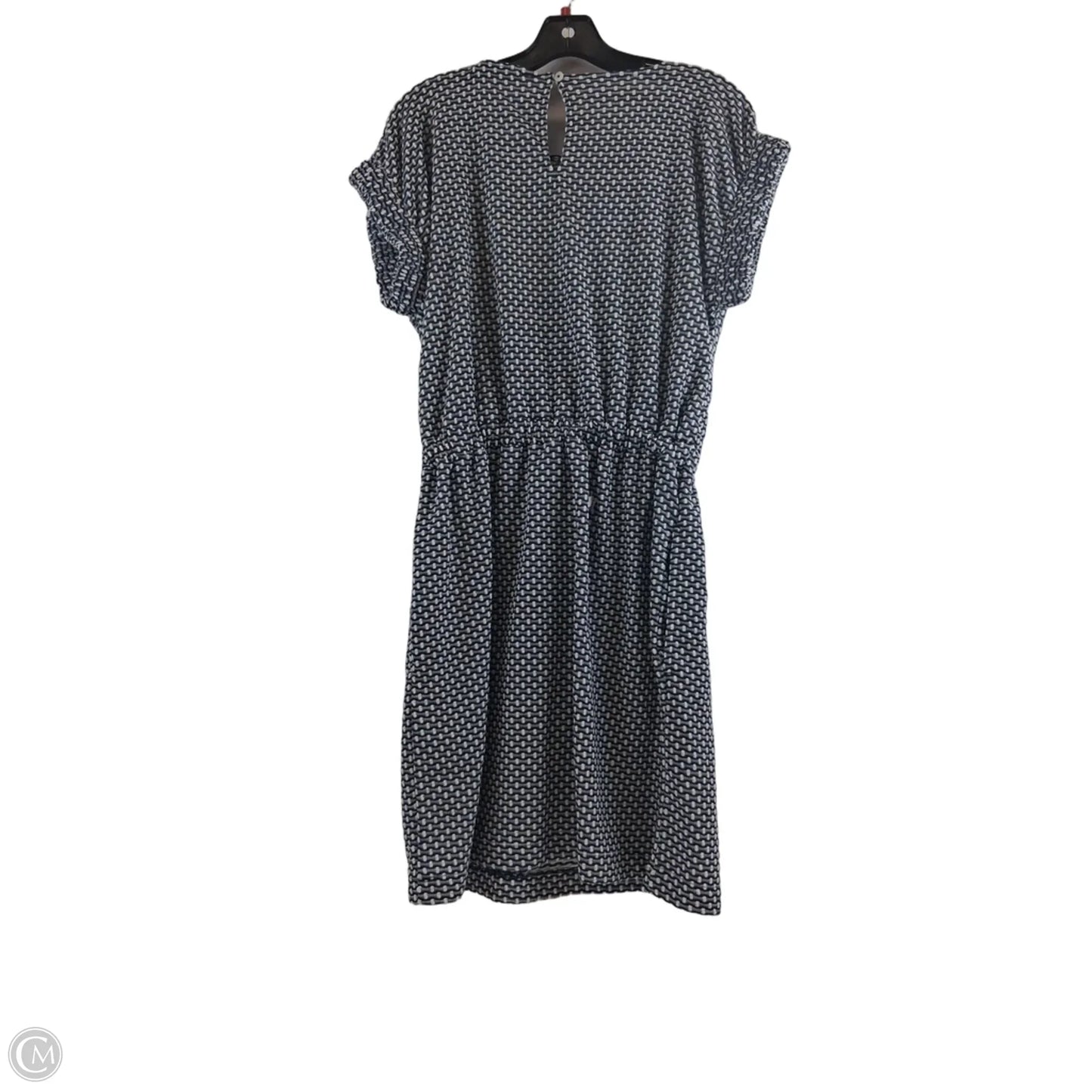 Dress Casual Midi By Loft In Blue & White, Size: Xs