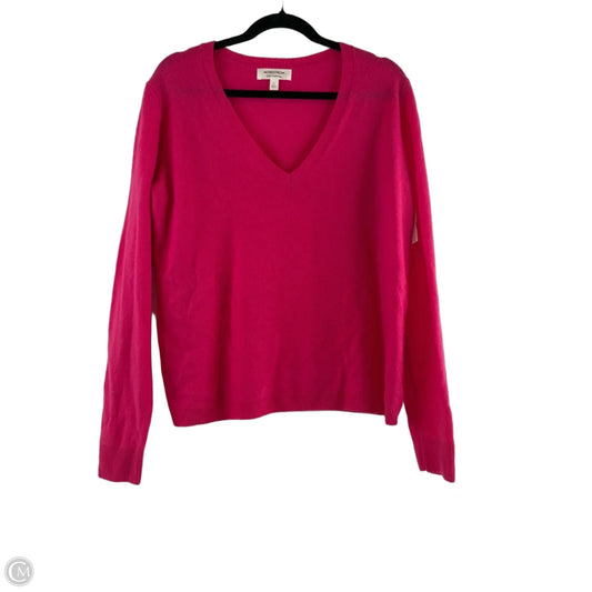 Sweater Cashmere By Nordstrom In Pink, Size: L