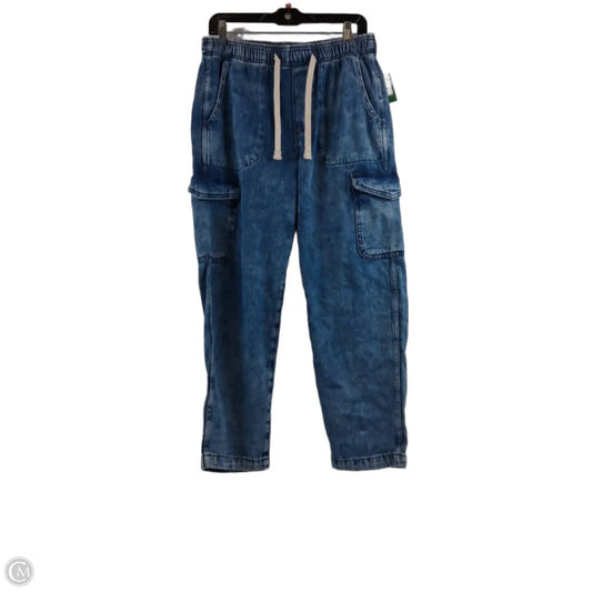Jeans Straight By Gap In Blue Denim, Size: 4
