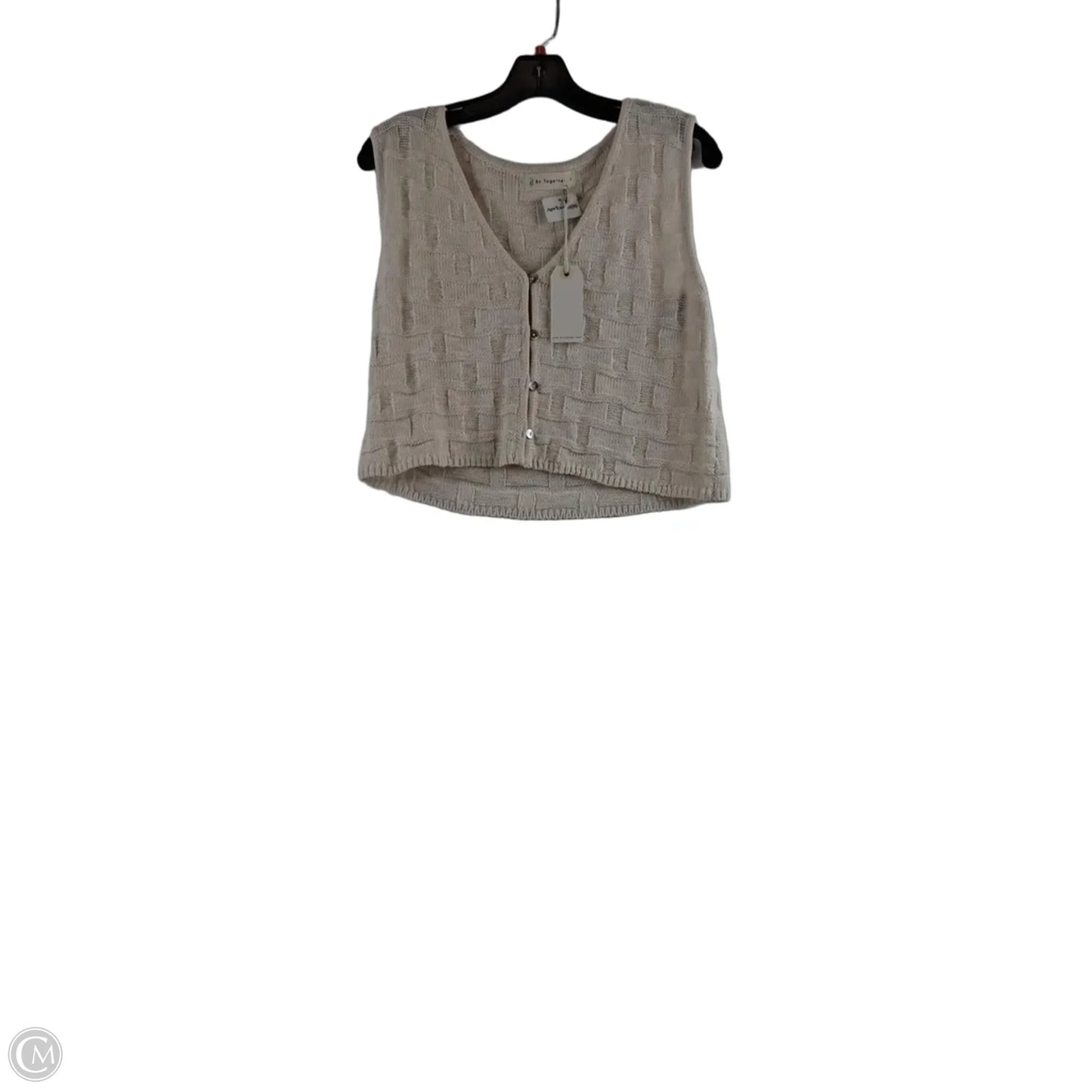 Vest Other By By Together In Cream, Size: S