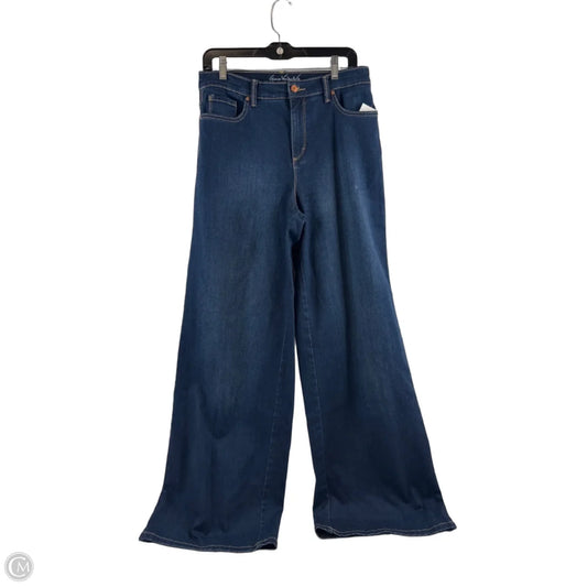 Jeans Wide Leg By Gloria Vanderbilt In Blue Denim, Size: 8