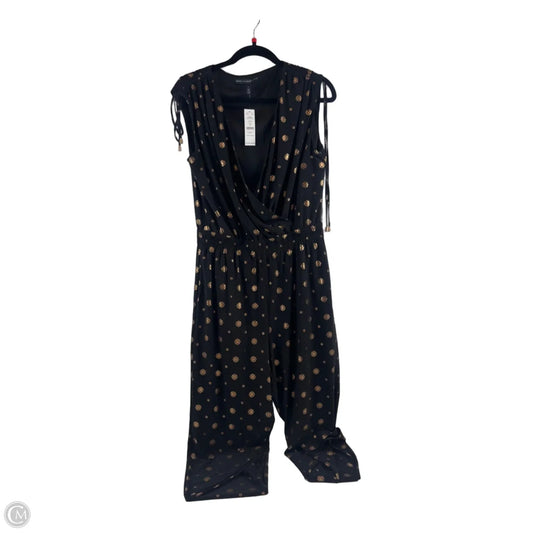Jumpsuit By White House Black Market In Black & Gold, Size: S