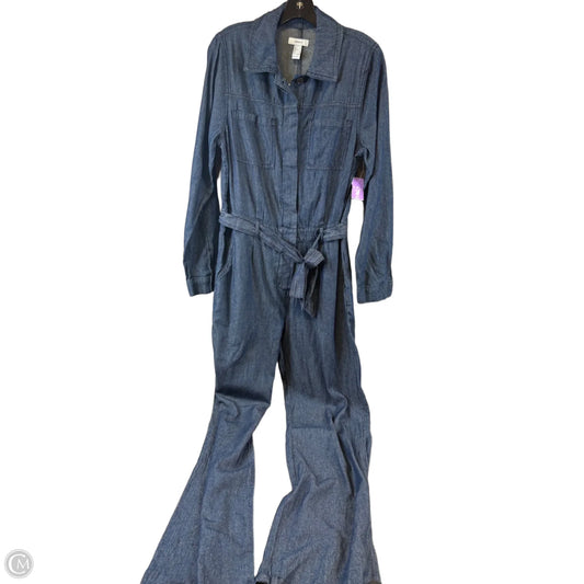 Jumpsuit By Forever 21 In Blue Denim, Size: S
