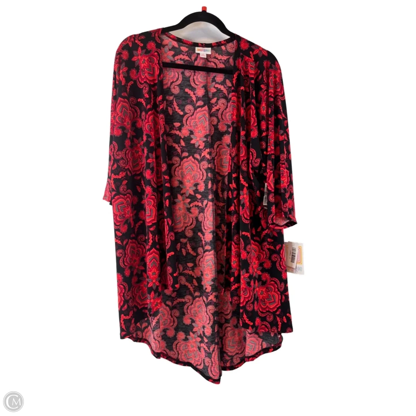 Kimono By Lularoe In Black & Red, Size: S