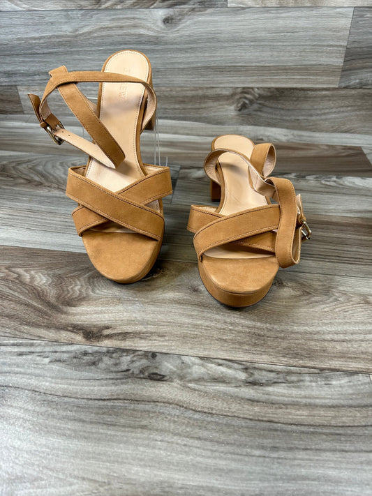 Sandals Heels Block By J. Crew  Size: 11