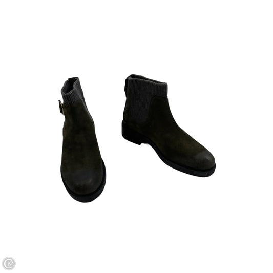 Boots Ankle Heels By Coldwater Creek In Green, Size: 9.5