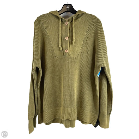 Top Long Sleeve By Sonoma In Green, Size: 1x