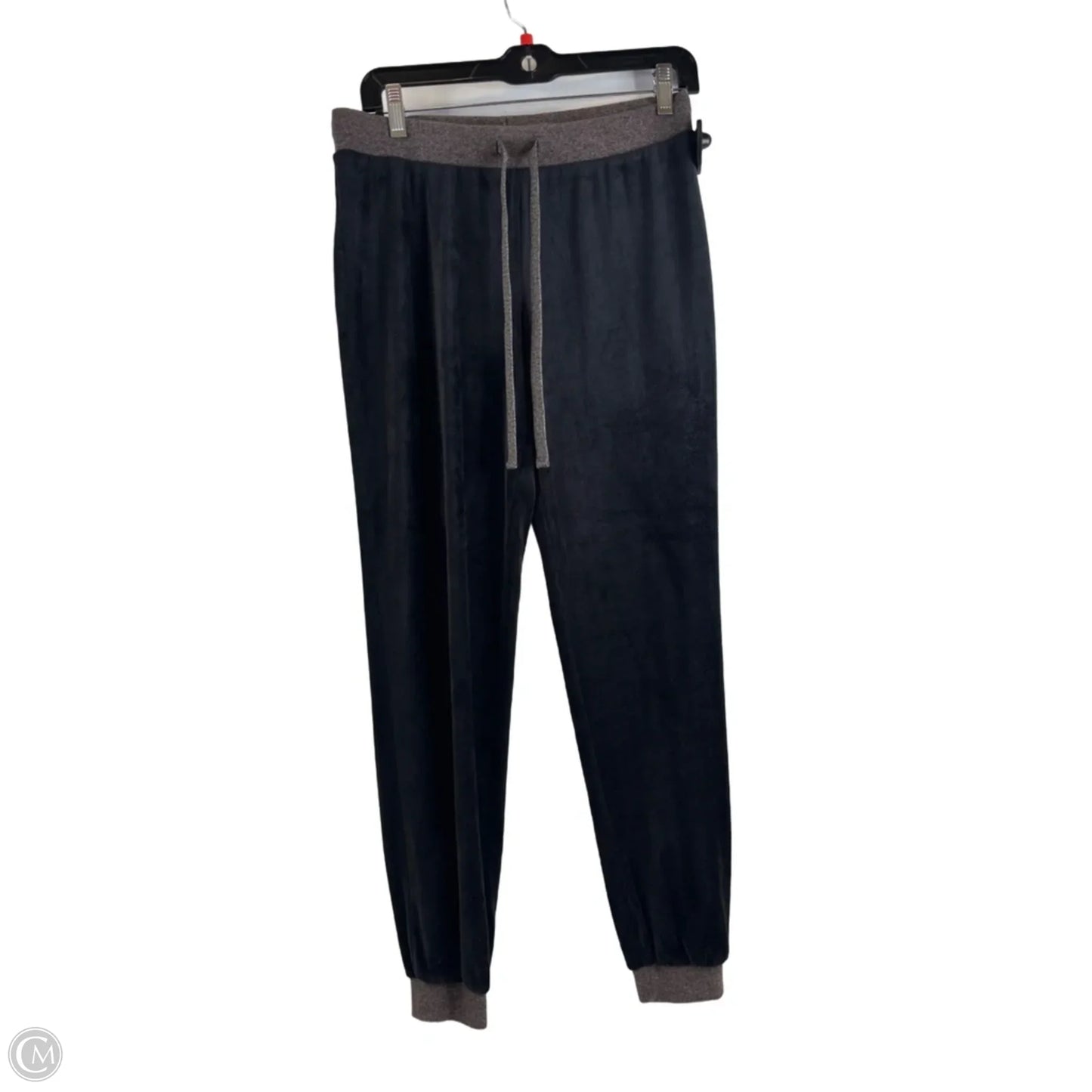 Lounge Set Pants By Alfani In Black & Grey, Size: S