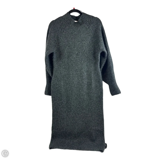 Dress Sweater By H&m In Grey, Size: M