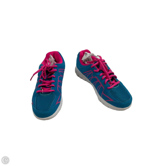 Shoes Athletic By Fila In Blue & Pink, Size: 7