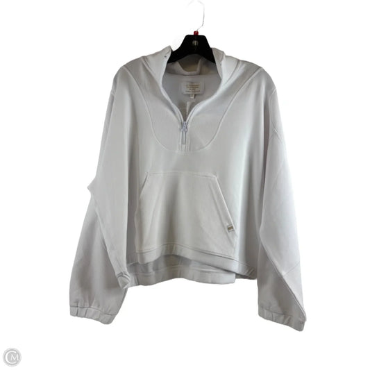 Sweatshirt Collar By Simply Southern In White, Size: Xl