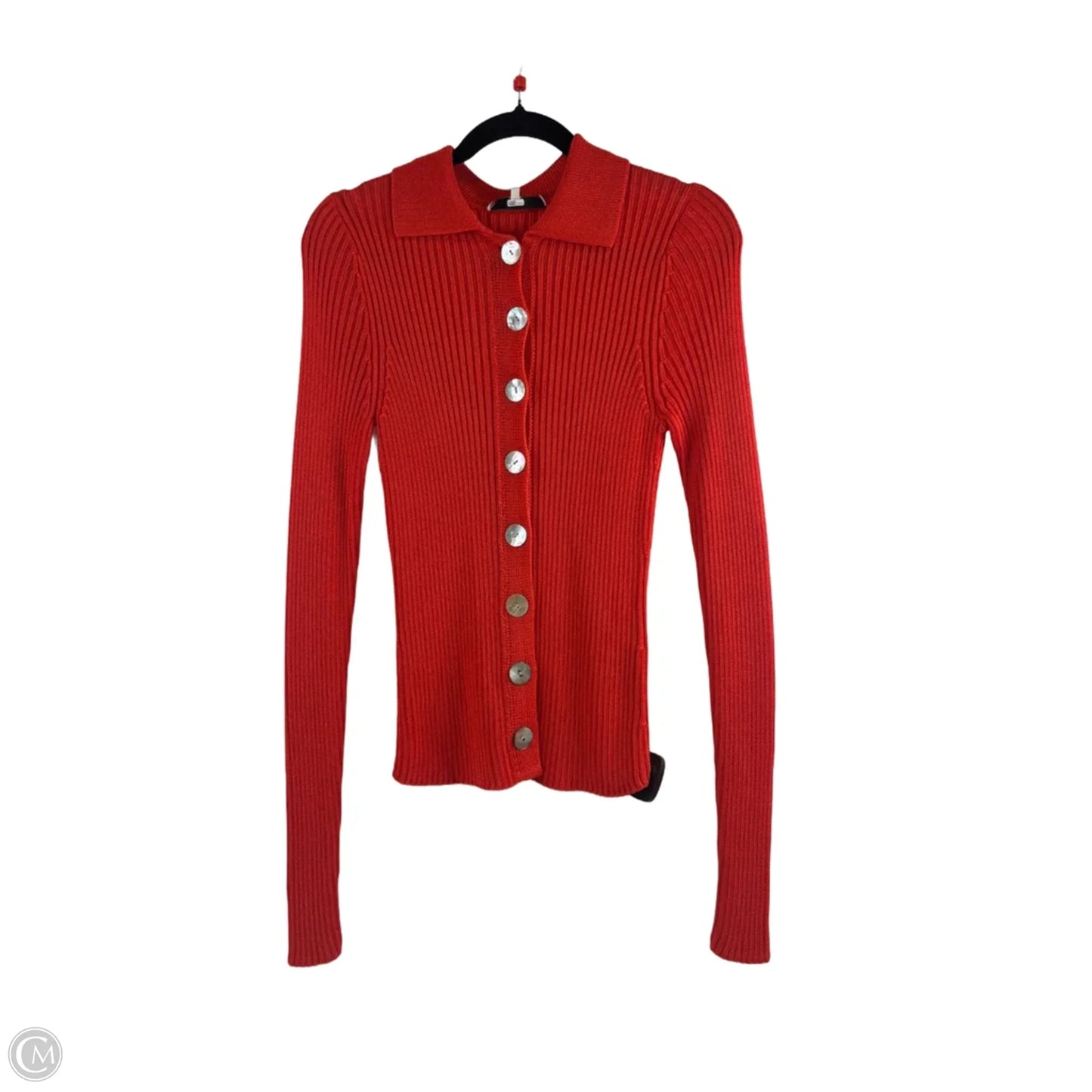 Cardigan By Vince In Orange, Size: S