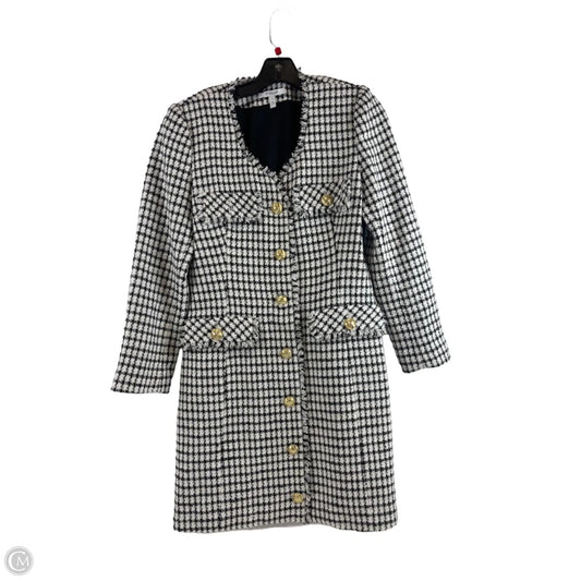 Jacket Designer By Derek Lam In Black & White, Size: M