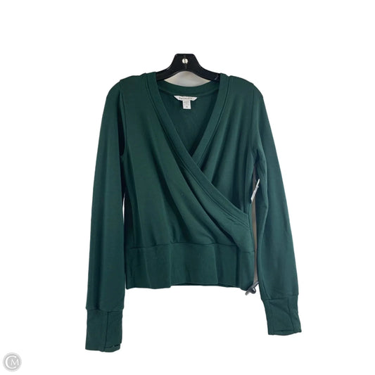Top Long Sleeve By Athleta In Green, Size: Xs