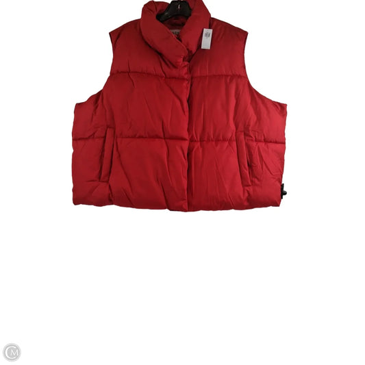 Jacket Puffer & Quilted By Old Navy In Red, Size: Xxl