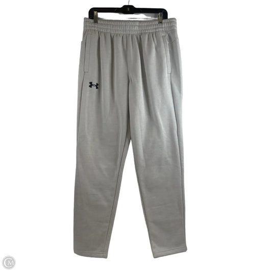 Athletic Pants By Under Armour In Grey, Size: L