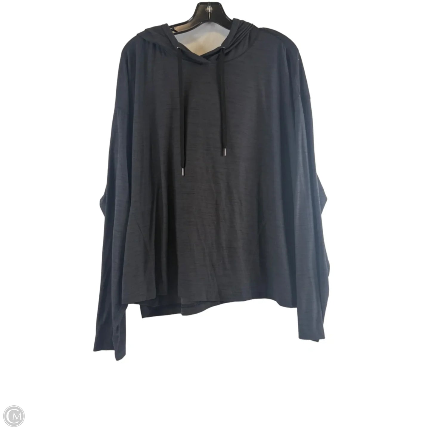 Athletic Top Long Sleeve Hoodie By Old Navy In Grey, Size: 3x