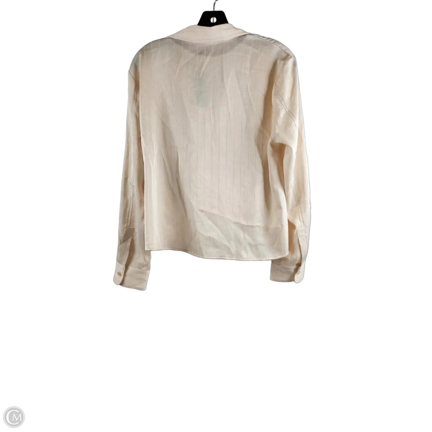 Top Long Sleeve By Hudson In Cream, Size: S