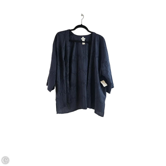 Cardigan By J. Jill In Navy, Size: L