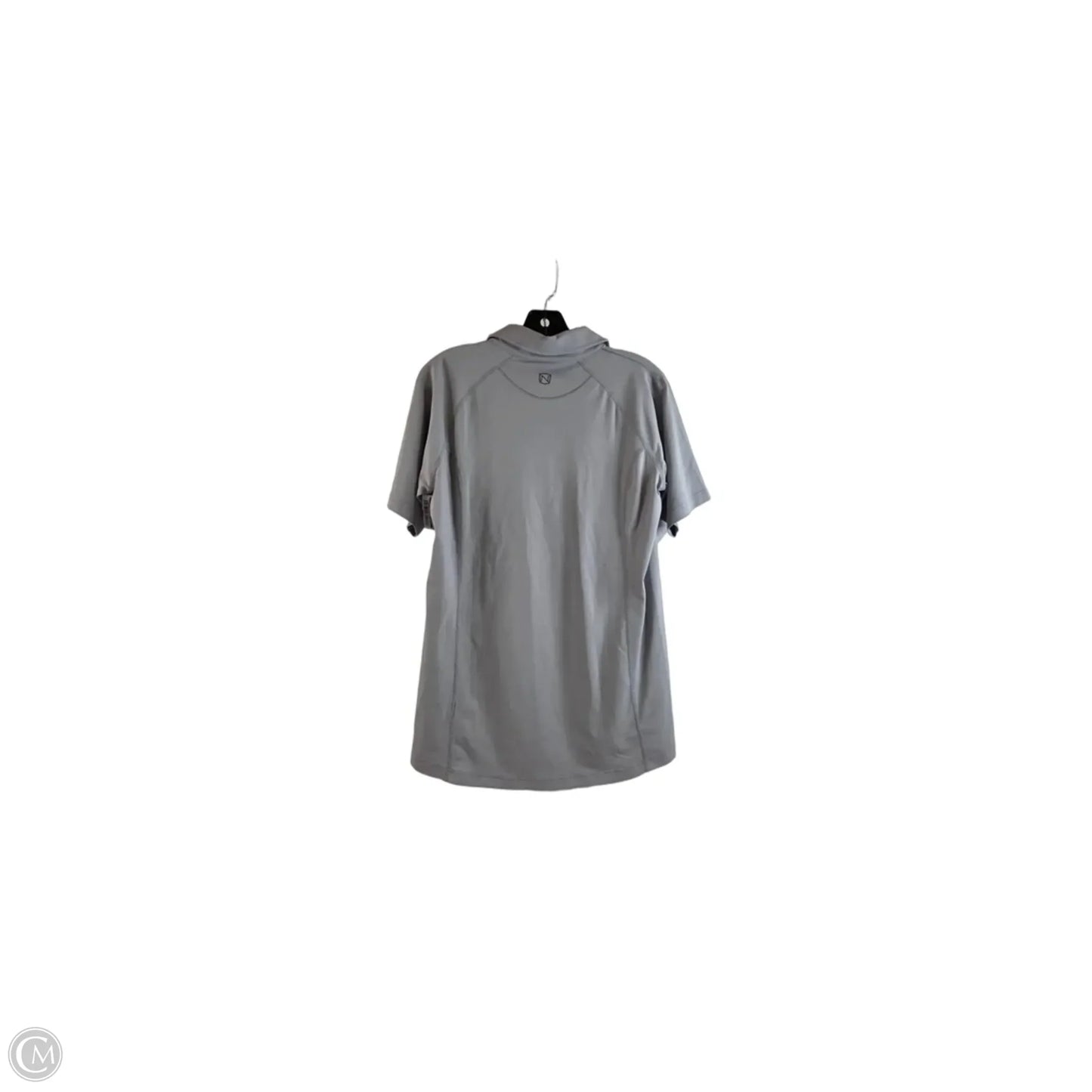 Athletic Top Short Sleeve By Clothes Mentor In Grey, Size: Xl
