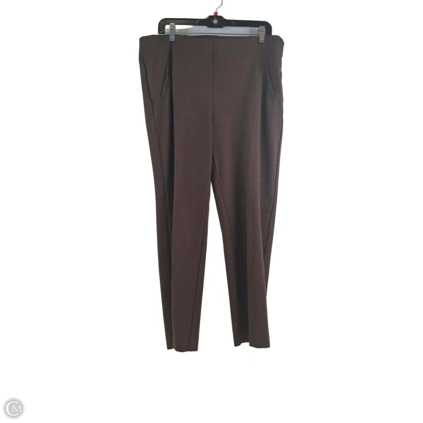 Pants Cropped By Chicos In Brown, Size: 16