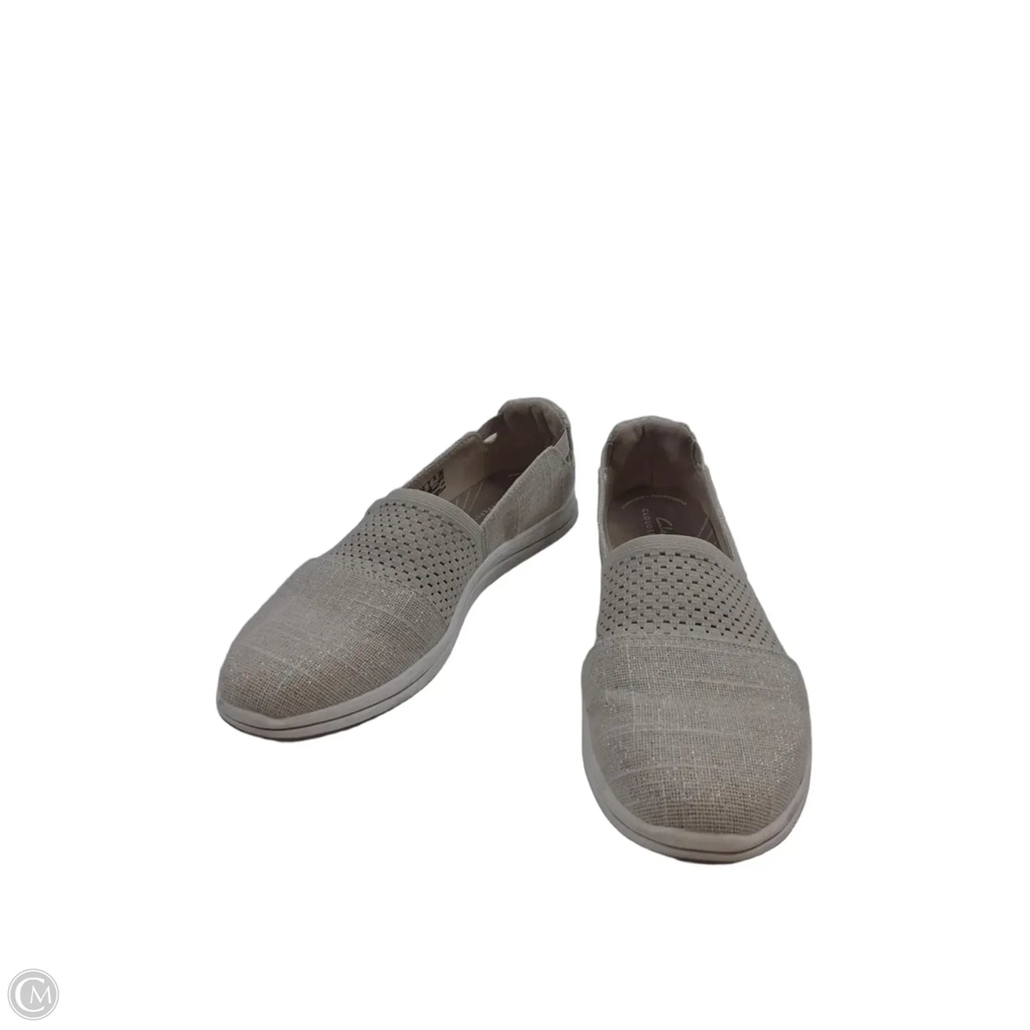 Shoes Flats By Clarks In Tan, Size: 9